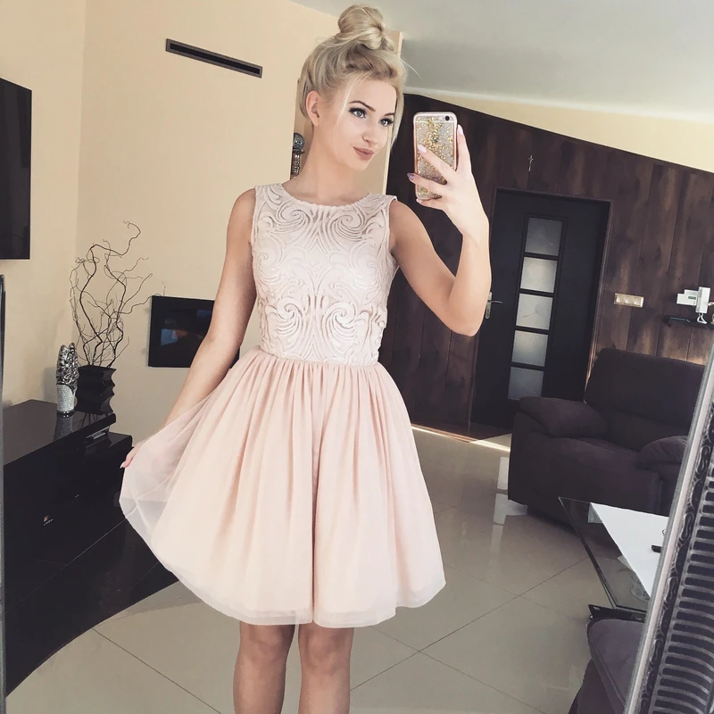 Nude dress