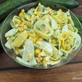 Sałatka z tortellini z ogórkiem