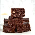 Fasolowe brownie do kawy bez cukru, glutenu i mąki