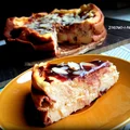 Sernik wiedeński z żurawiną i wiśnią