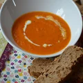Zupa krem z pomidorów i papryki