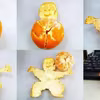 Ludzik ze skórki z pomarańczy