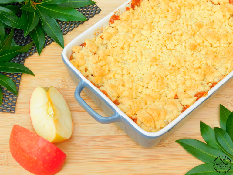 Crumble jabłkowe, czyli jabłka pod kruszonką