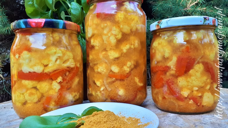 Kalafior w zalewie curry