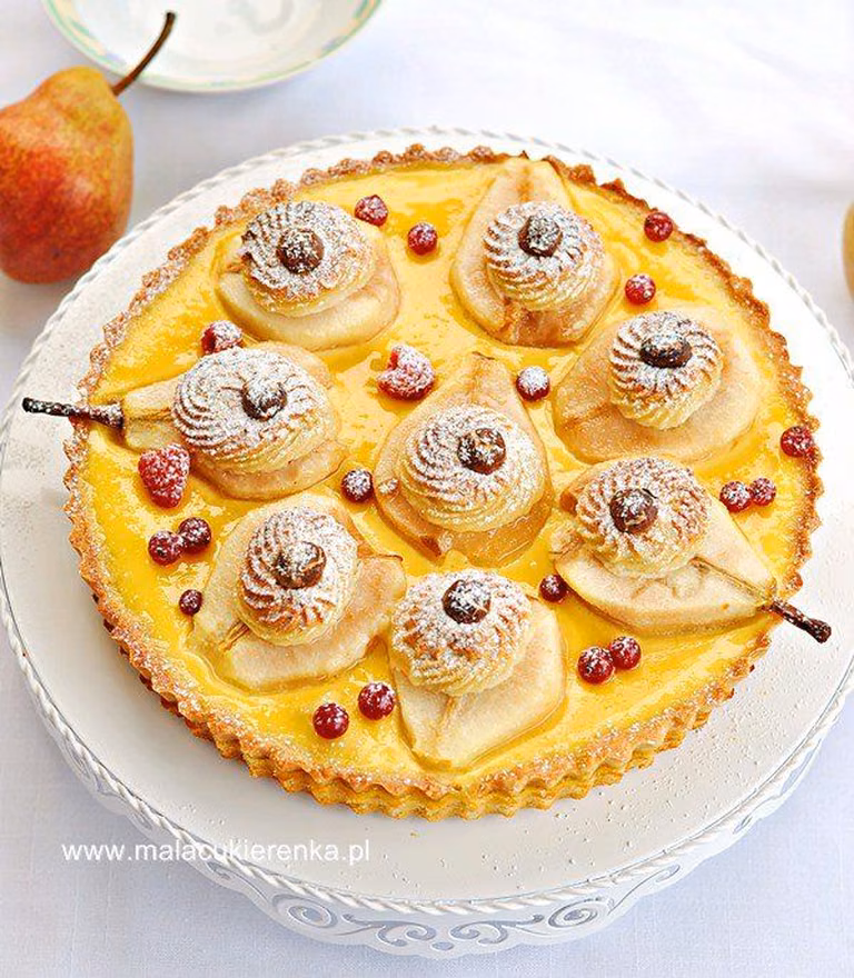 Tarta z gruszkami
