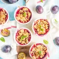 Crumble ze śliwkami