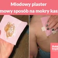 Miodowy plaster - Domowy sposób na mokry kaszel