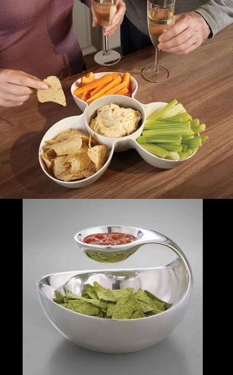 Fajna miska do chipsów i sosu