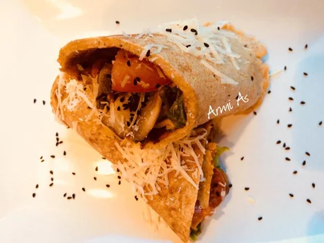 Wrap z oszukanej tortilli owsianej