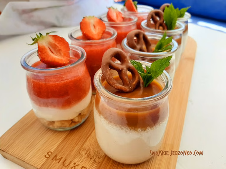 Mini deserki w dwóch smakach