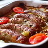 Biała kiełbasa pieczona w cebuli i musztardzie