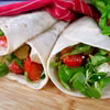Tortilla z warzywami i fetą