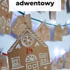 DIY Kalendarz adwentowy – domki z kartonu • origamifrog.pl