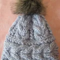 Czapka  na drutach