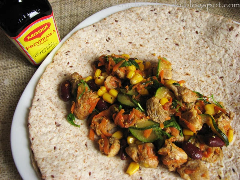 Szybka i kolorowa tortilla