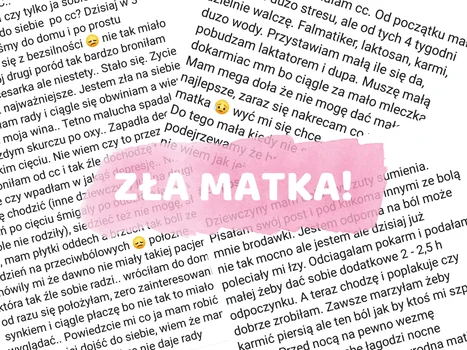 Jestem złą matką! Pozbawiłam się złudzeń…