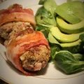 Keto obiad- kotlety mielone w boczku (Paleo, LowCarb, AIP)