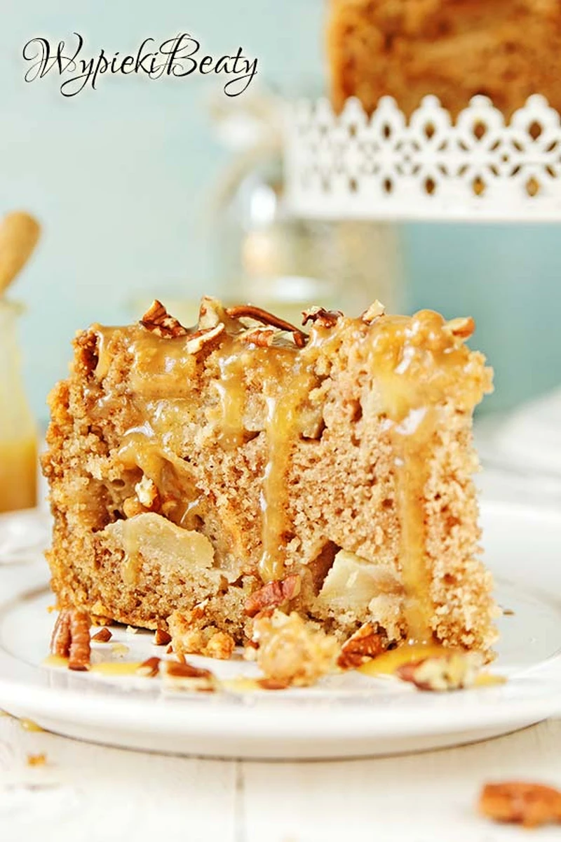 Ciasto jabłkowe z toffee