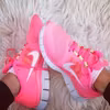 Różowo białe nike do biegania