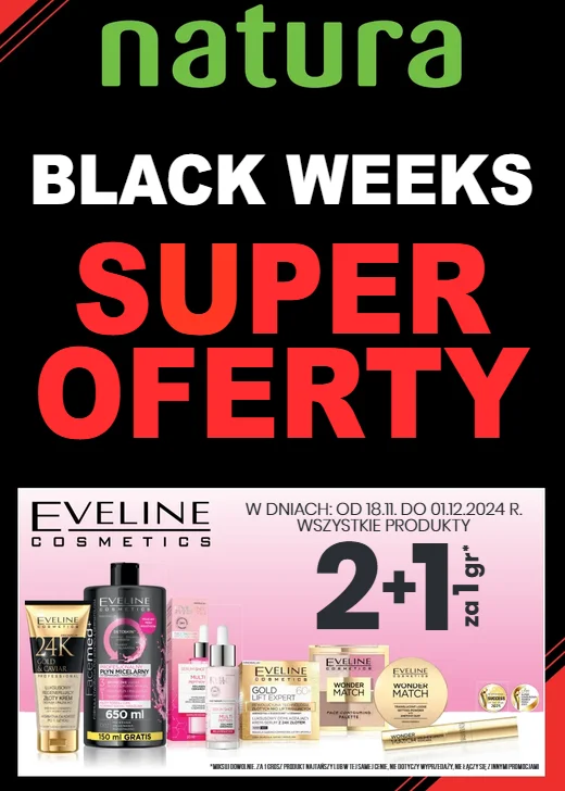 Zdjęcie W drogerii Natura wyjątkowa promocja na Black Weeks! 2 plus 1 na kultową markę kosmetyczną! #1