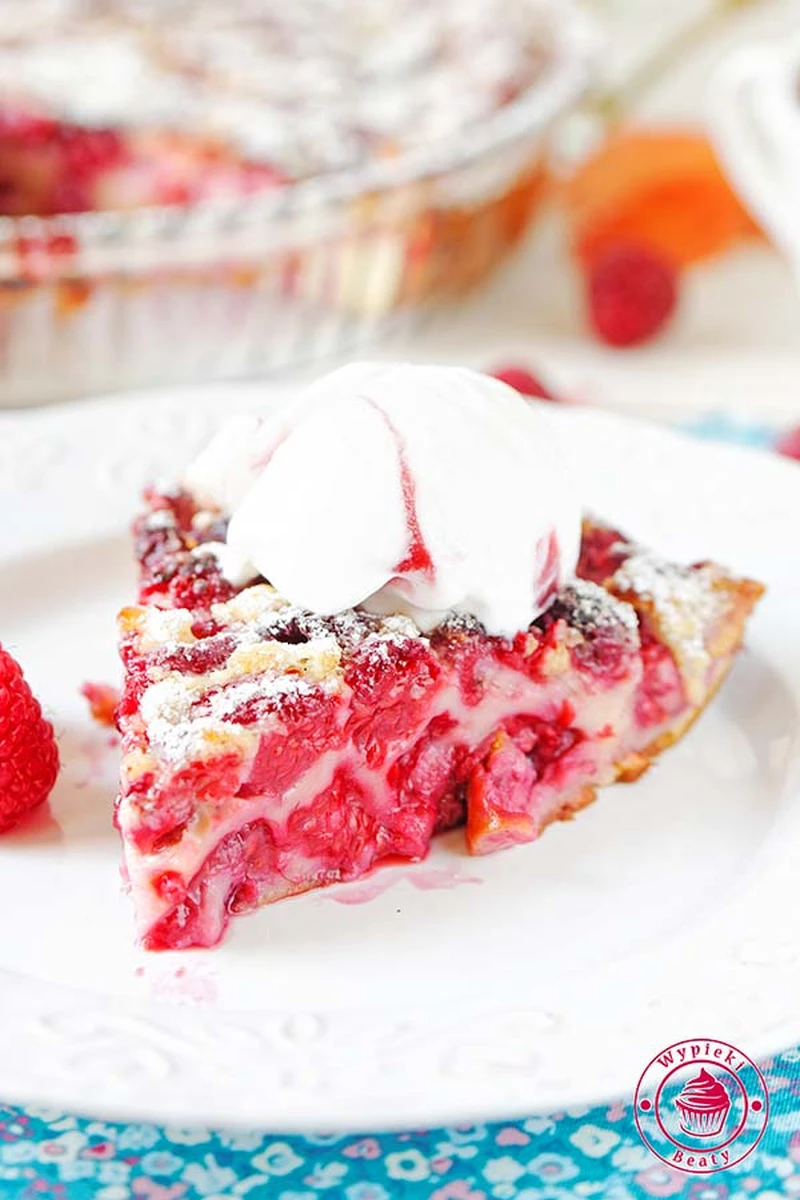 Clafoutis z malinami