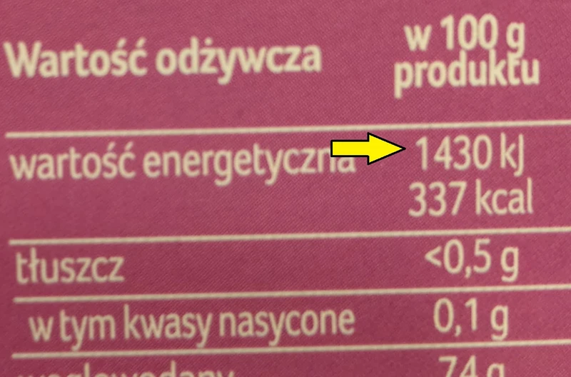 Kcal i kJ. Sprawdź, czym różnią się te oznaczenia