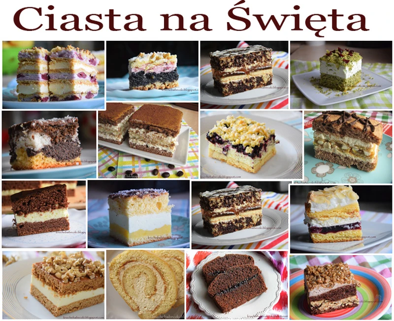 62 propozycje ciast na Święta
