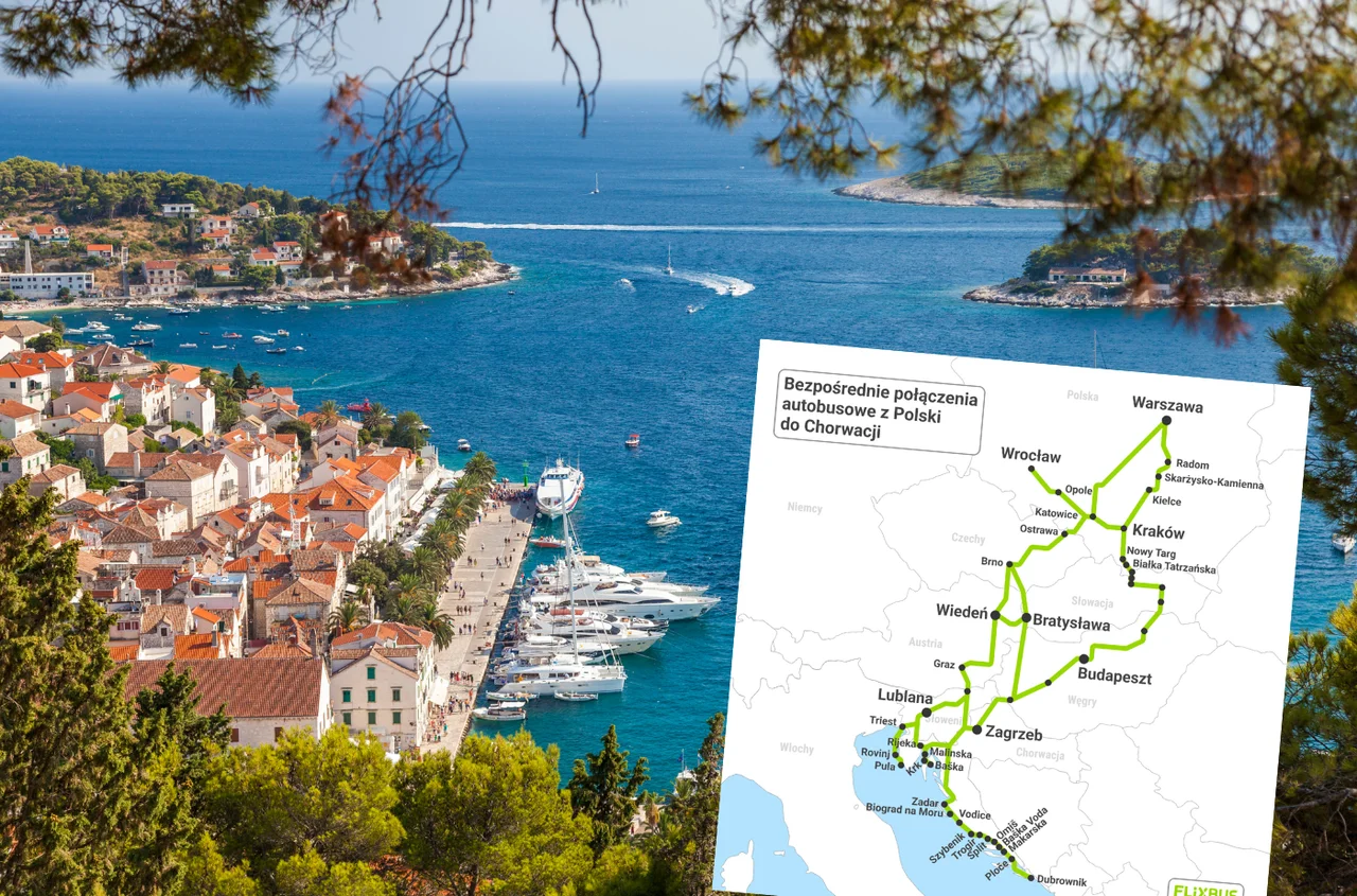 Wakacyjne przejazdy do Chorwacji już dostępne. 19 miast nad Adriatykiem z Polski