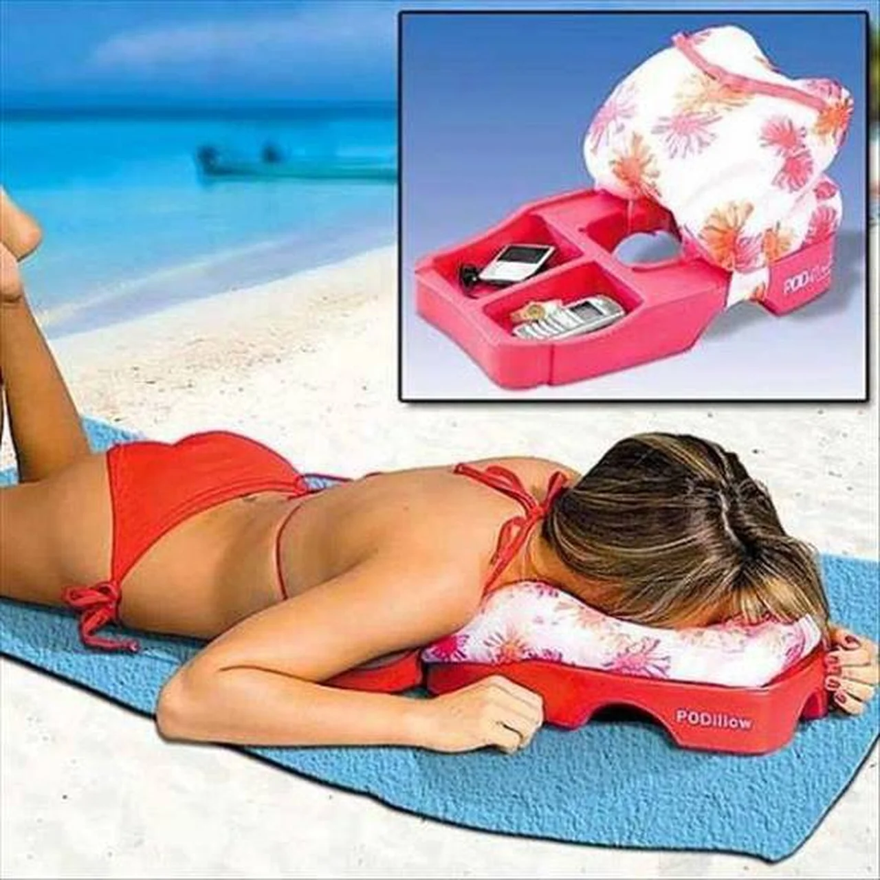 Poduszka na plaże dla Pań :)