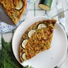 Frittata z cukinii, marchewki i suszonych pomidorów