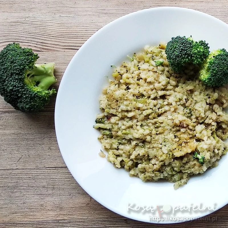Risotto z brokułami
