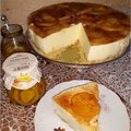 Delikatny pomarańczowo cytrynowy sernik