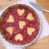Tarta z truskawkami i rabarbarem