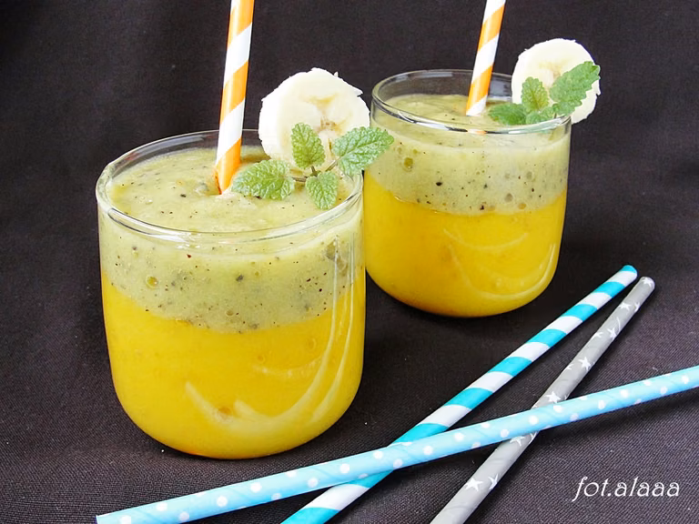 Smoothie dwukolorowe