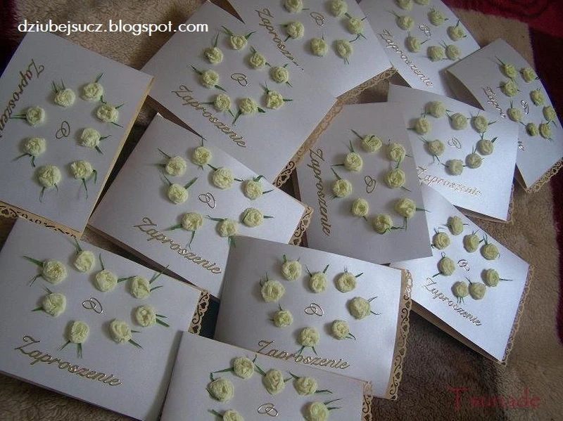 zaproszenia hand made