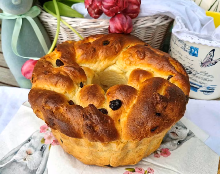 Babka drożdżowa na krupczatce