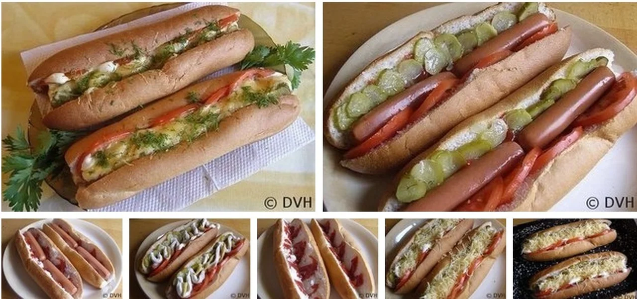 Domowe hot dogi