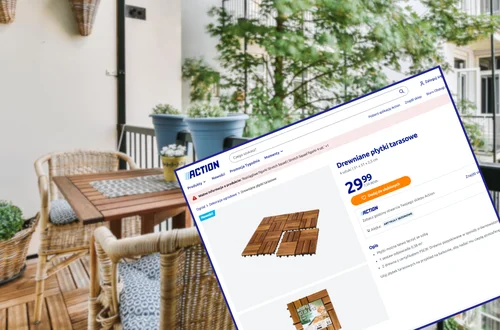 Te drewniane płytki z Action za 29 zł bosko odmienią balkon lub taras! Bez bałaganu, kleju i fachowców, a efekt zachwyca