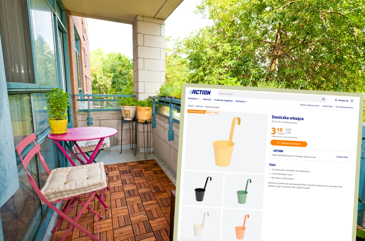 Doniczki wiszące za 3,19 zł w Action. Tanie jak barszcz, a wyglądają jak z Instagrama!