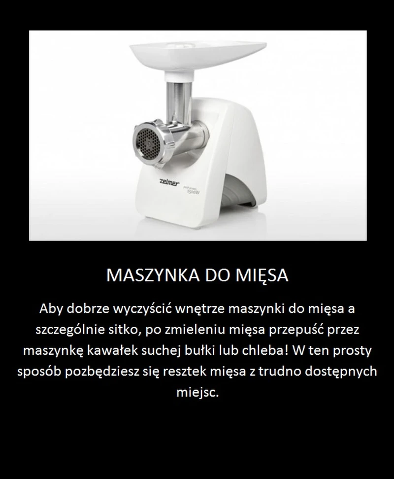 Kuchenny trik z maszynką do mięsa