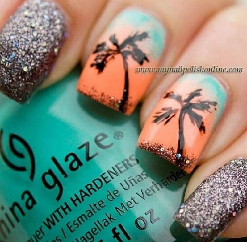 Wakacyjny manicure