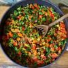 Kasza gryczana z warzywami w curry