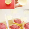 Truskawkowy sorbet w cytrynie