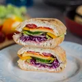 Grillowane tęczowe panini na pierwsze jesienne dni.
