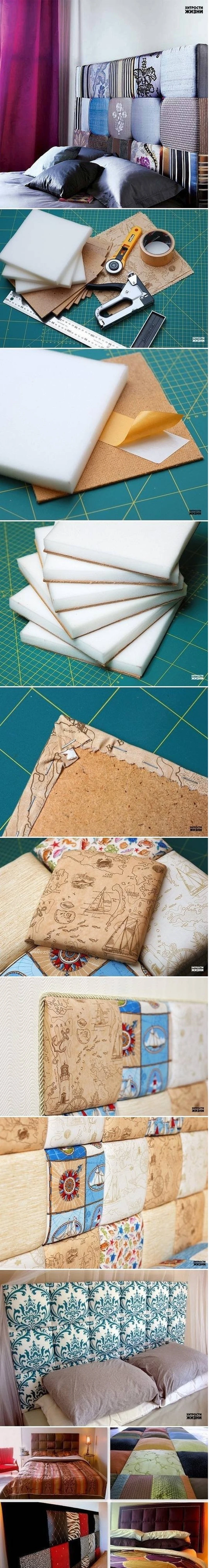 DIY-  oryginalny zagłówek. Zrób to sama!