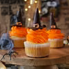 Halloweenowe cupcake czarownice