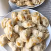 Pierogi z mięsem i kapustą kiszoną