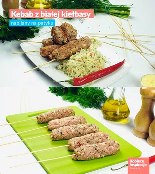 Kebab z białej kiełbasy