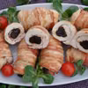 Pieczone roladki drobiowe z suszonymi śliwkami
