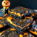 Mroczne brownie z dyniową nutą! Idealny deser na halloweenową noc!